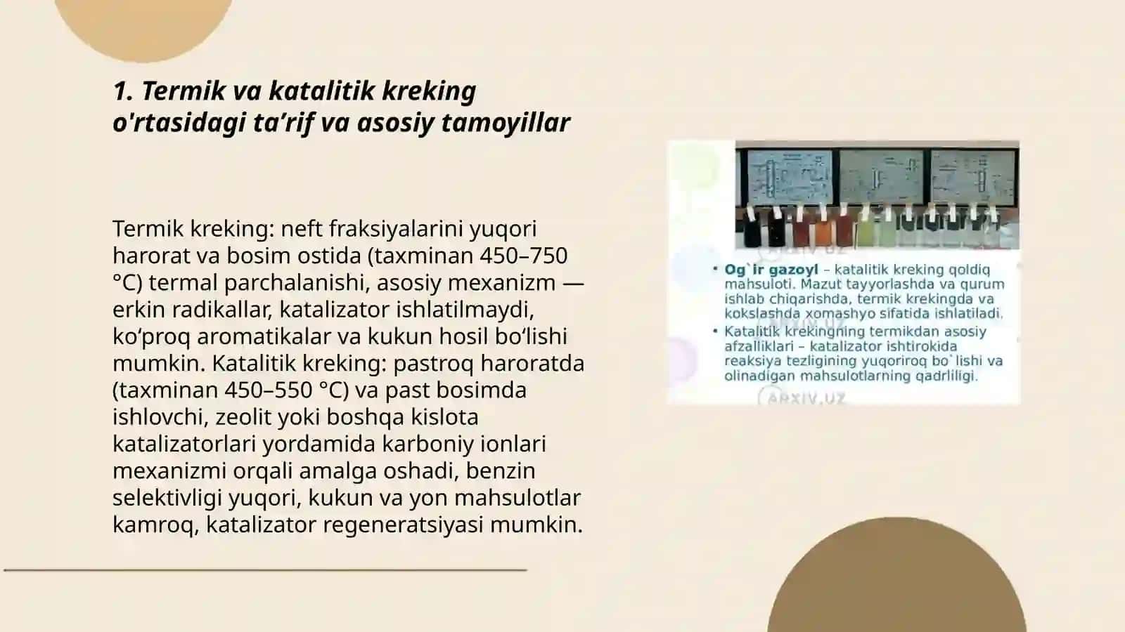 Termin va katalitik keriking urtasidagi farqlar 3