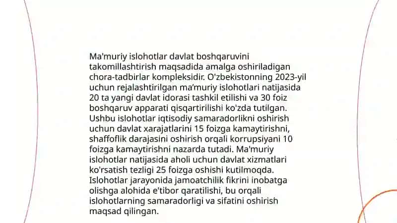 Ma'muriy islohotlar 3