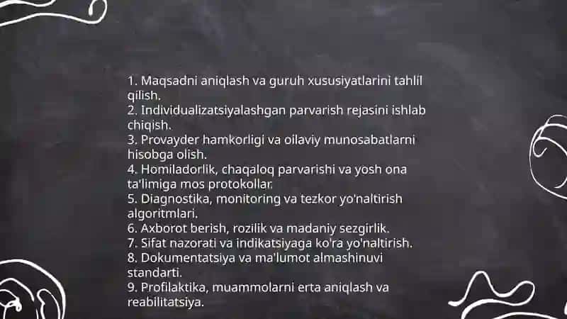 Hamshiraning maqsadli guruhlarda 1-si 3