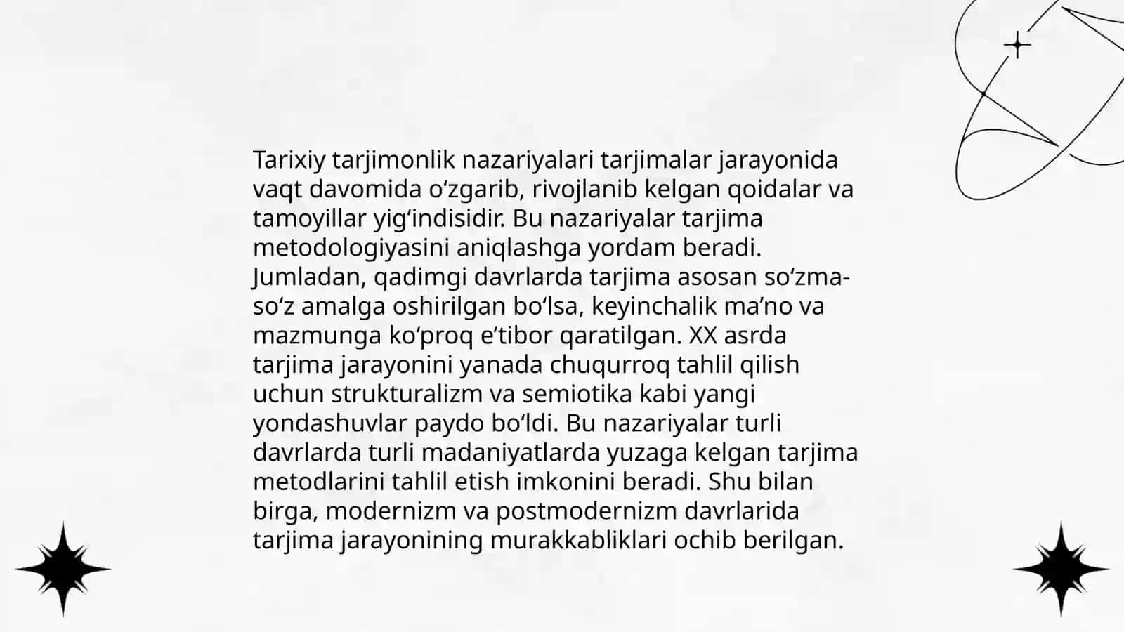 Tarixiy tarjimonlik nazariyalari 3