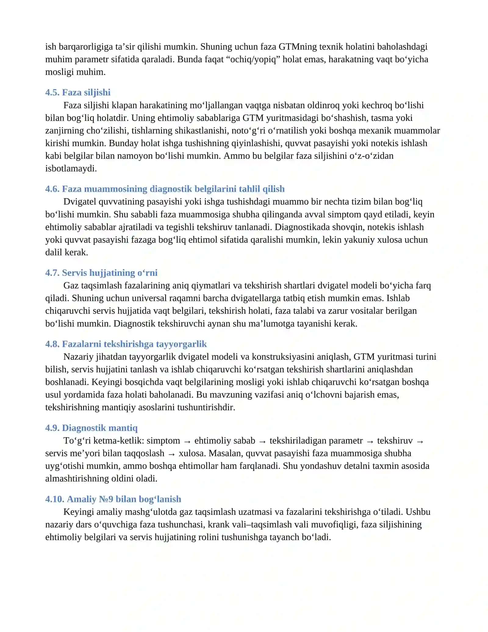 8_mavzu. Gaz_taqsimlash_fazalarini_tekshirish_asoslari 3