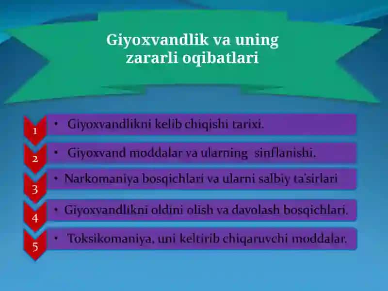 GIYOHVANDLIK VA UNING OQIBATLARI 3