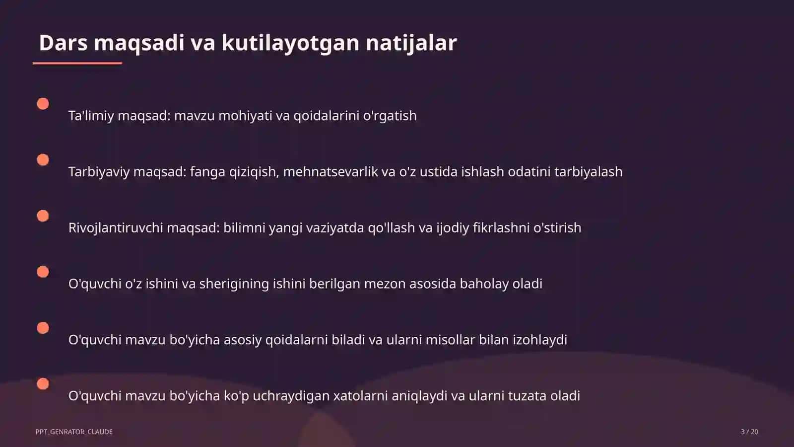 Sun'iy intellekt yordamchisi bilan dars ishlanmasi tuzish 3