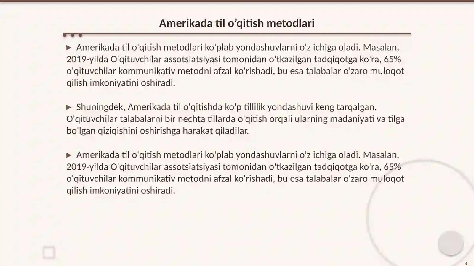 Til o’qitishda yangicha yondashuvlar 3