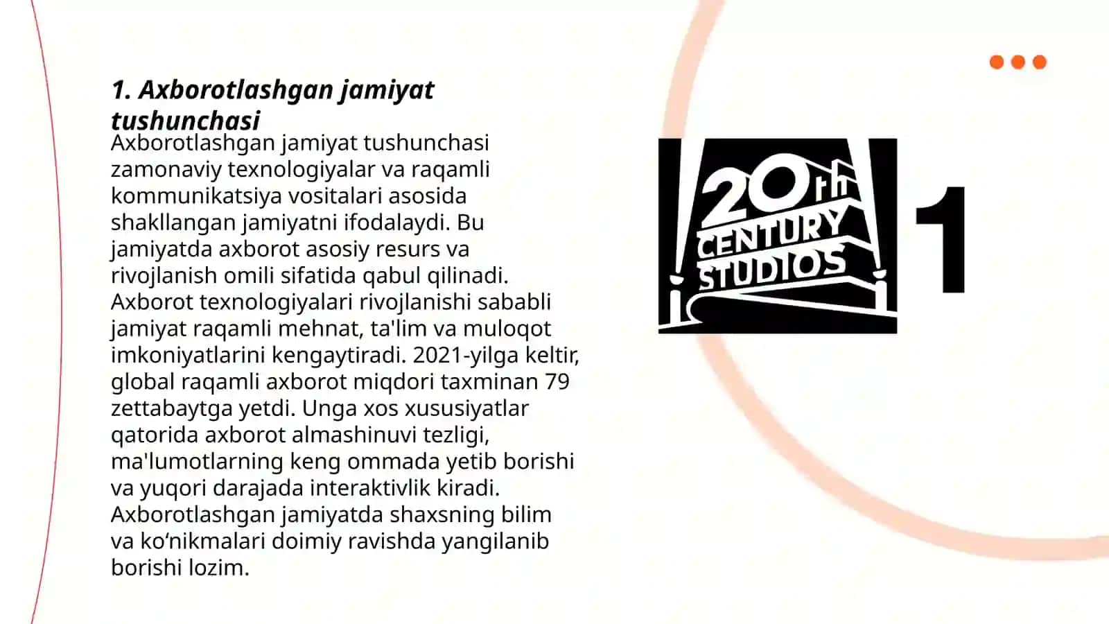 Axborotlashgan jamiyatning ahamiyati 3