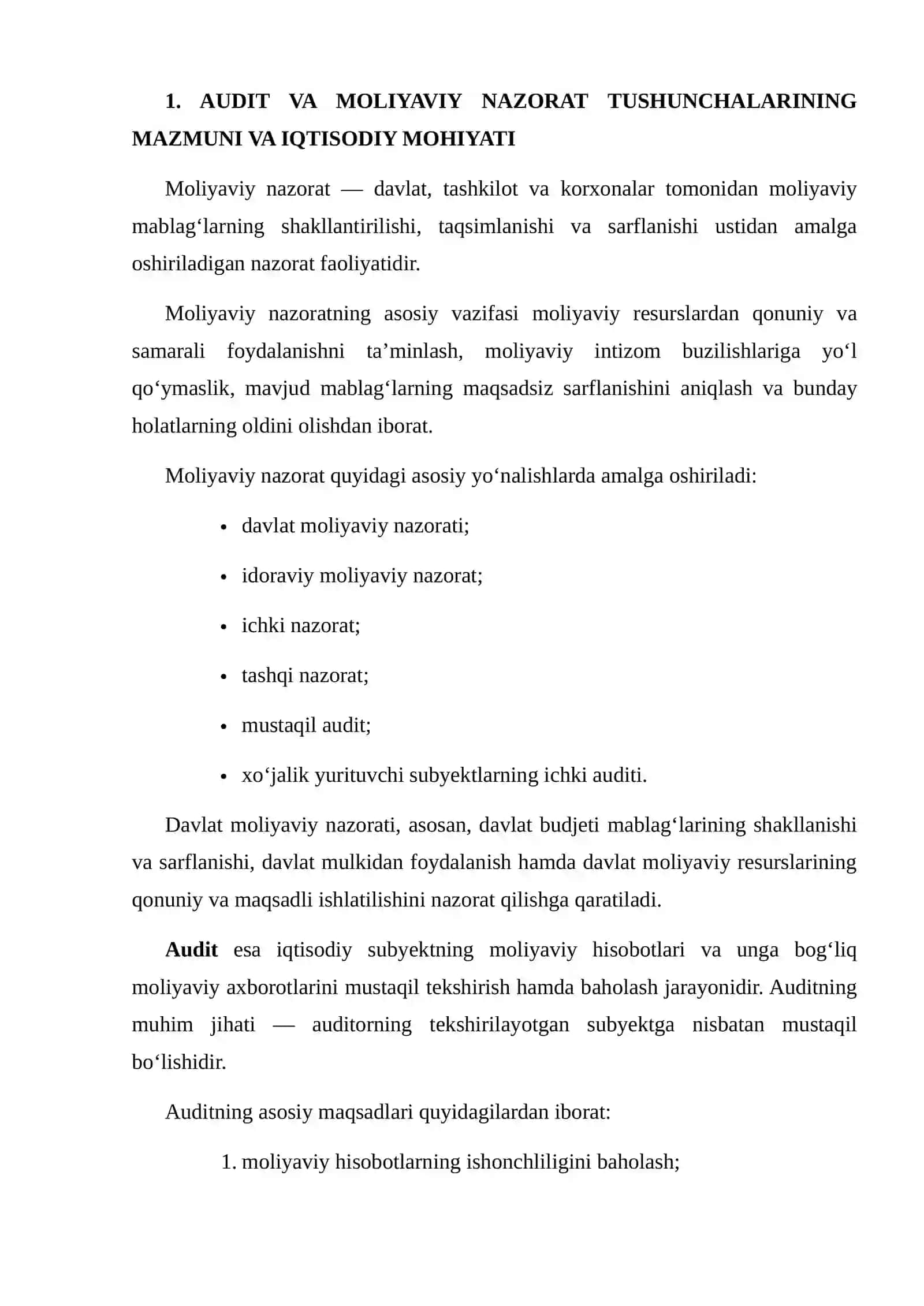 Audit va Moliyaviy Nazoratning O‘Zaro Bog‘liqligi 3