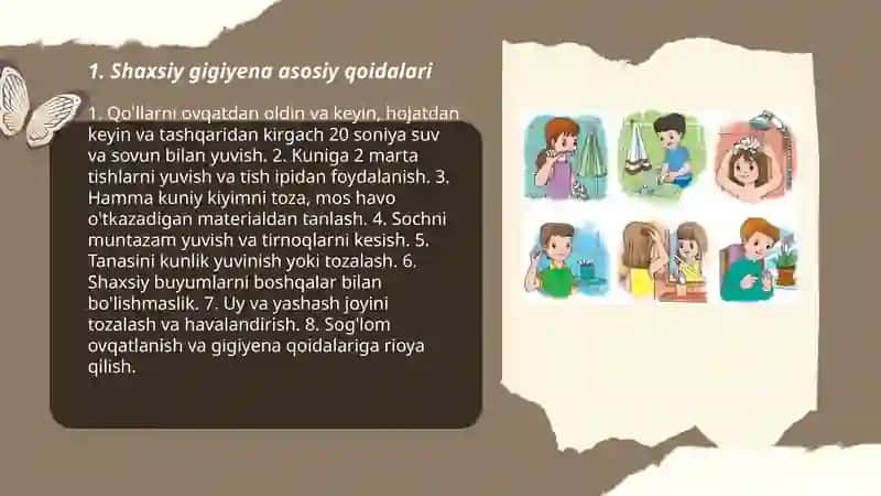 Shaxsiy did va gigiyena 3