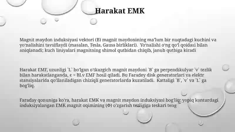 Magnit maydon induksiya vektori 3