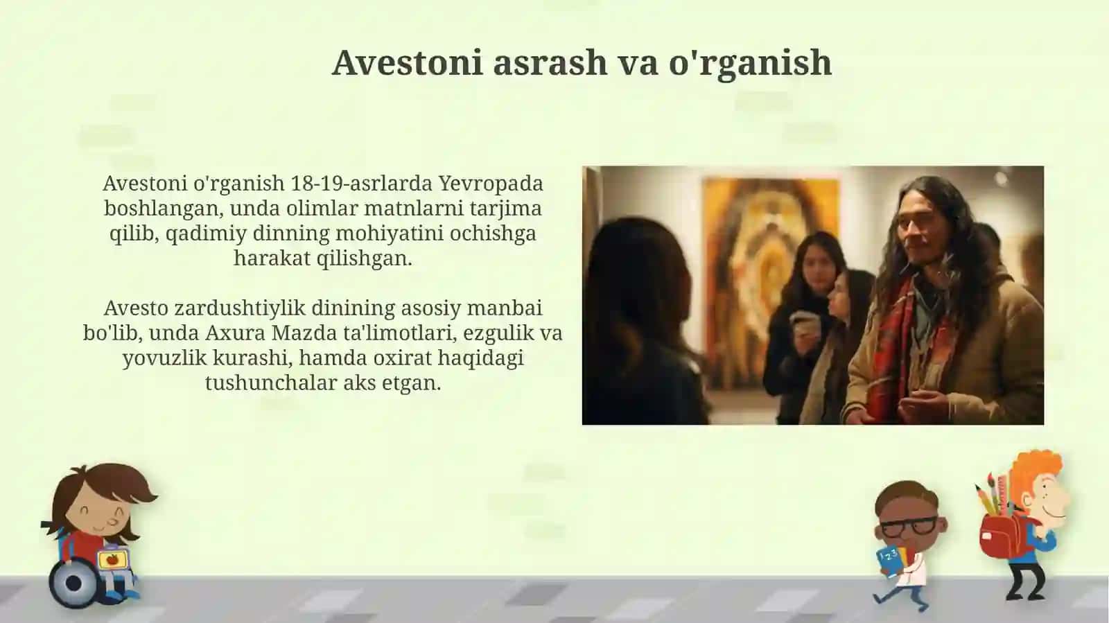 Avesto-xalqimiz diniy, axloqiy qarashlarini ifoda etadigan bebahomadaniy meros 3