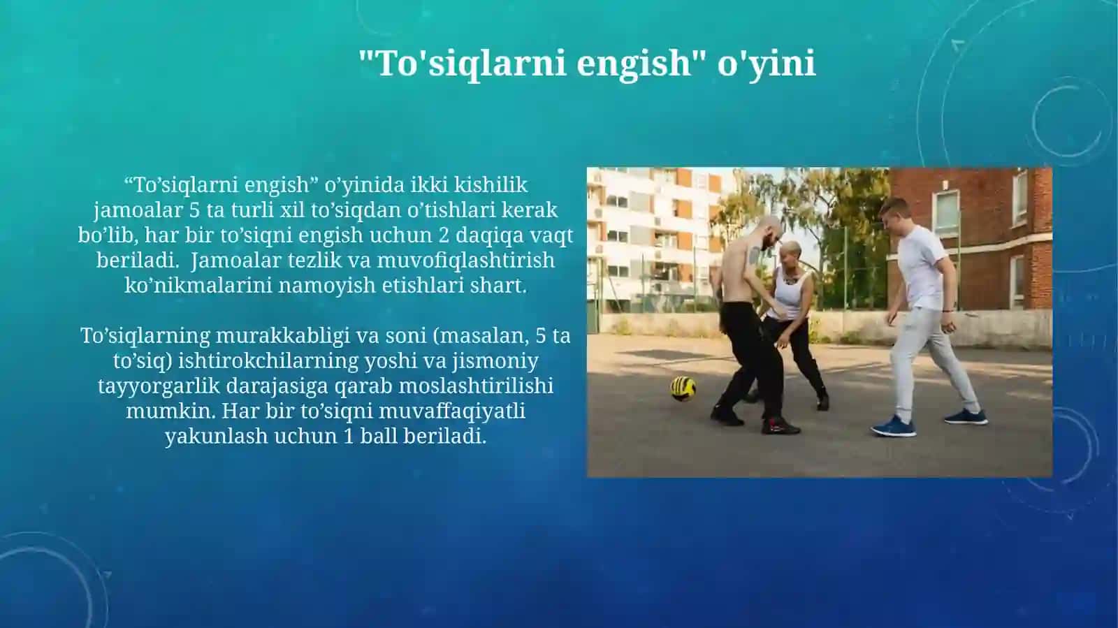 To'siqlarni engish 3