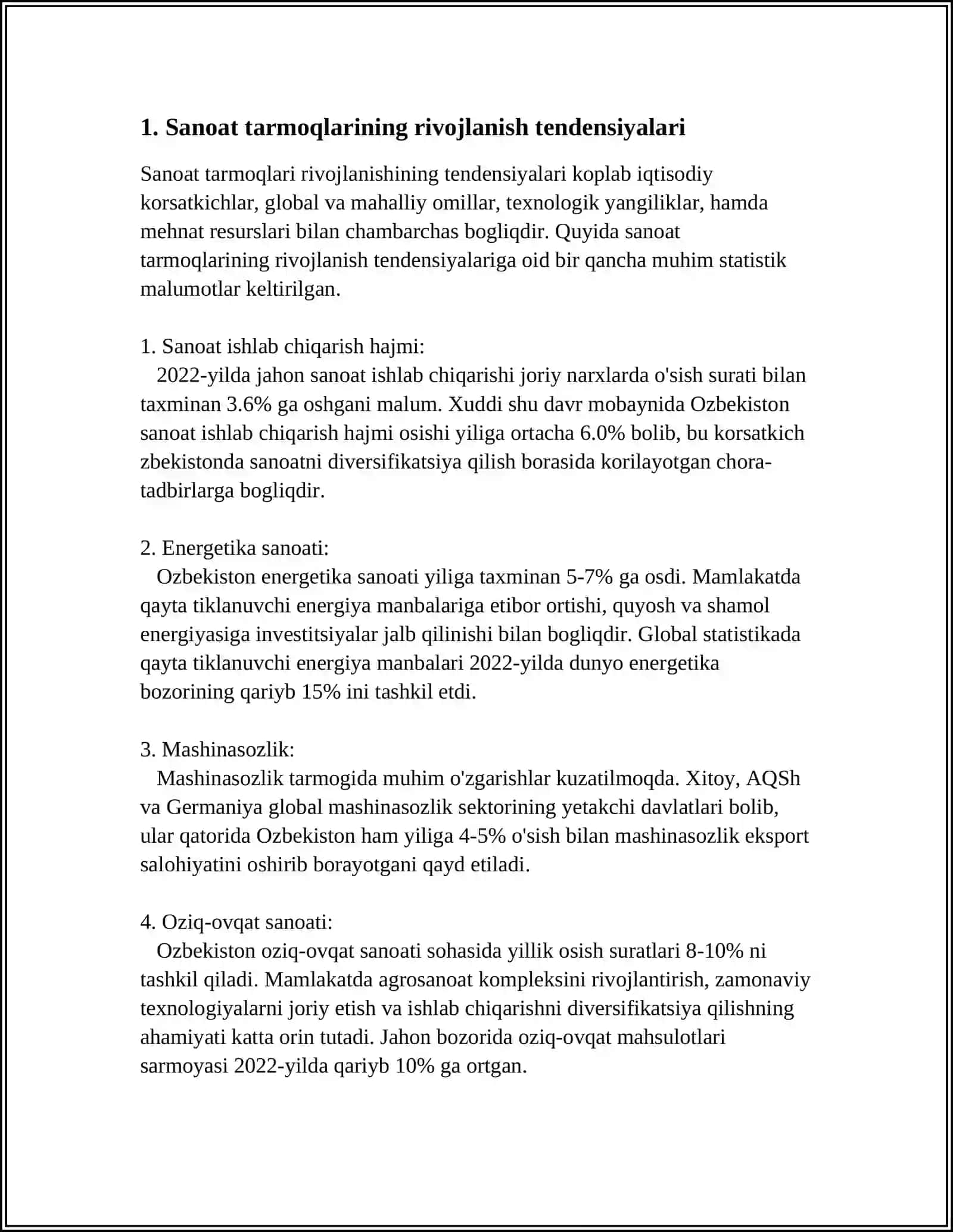 SANOAT TARMOQLARINI HUDUDIY TASHKIL QILINISHI VA RAYONLASHTRISH 3