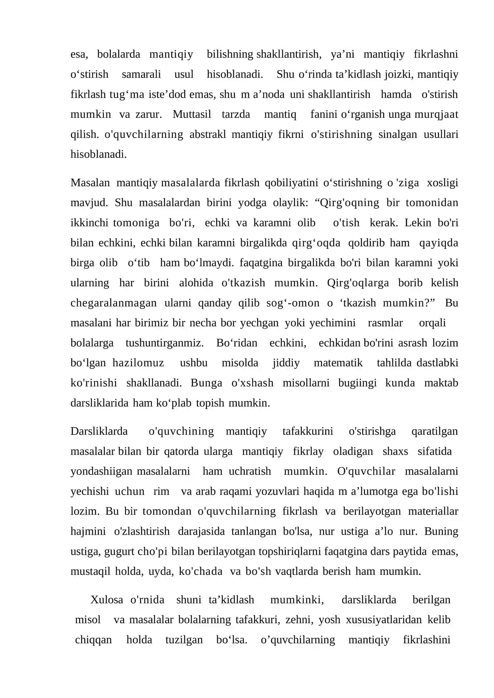 Fikrlashni rivojlantiruvchi va mantiqiy masalalarni yechish usullari 3