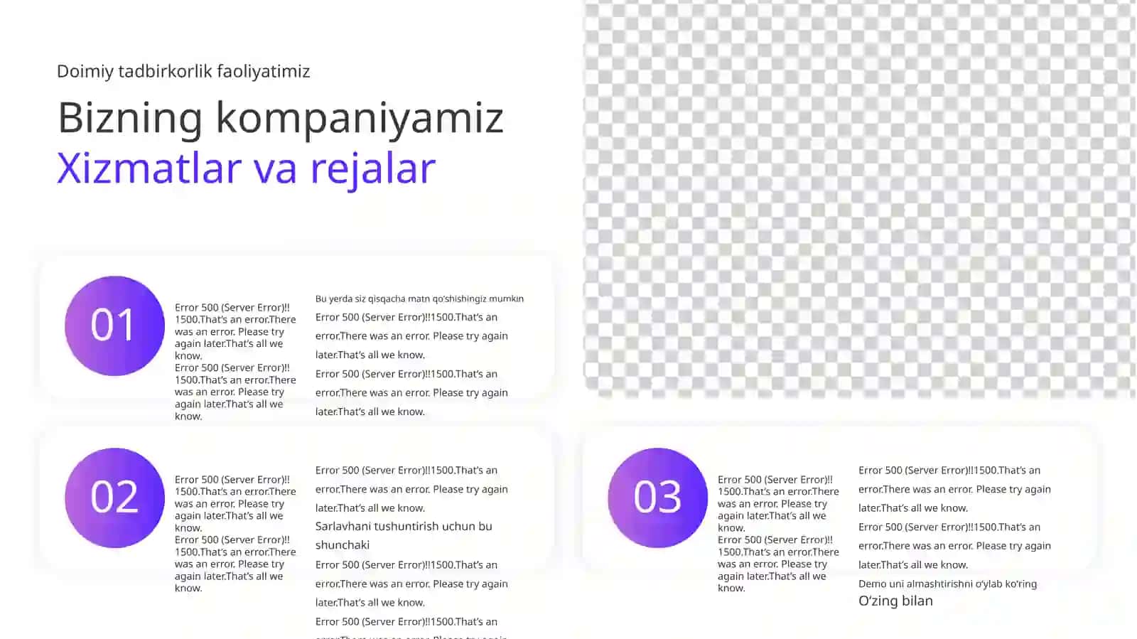 Zamonaviy Xizmatlar Ro'yxati Taqdimoti (11 Slayd) 3