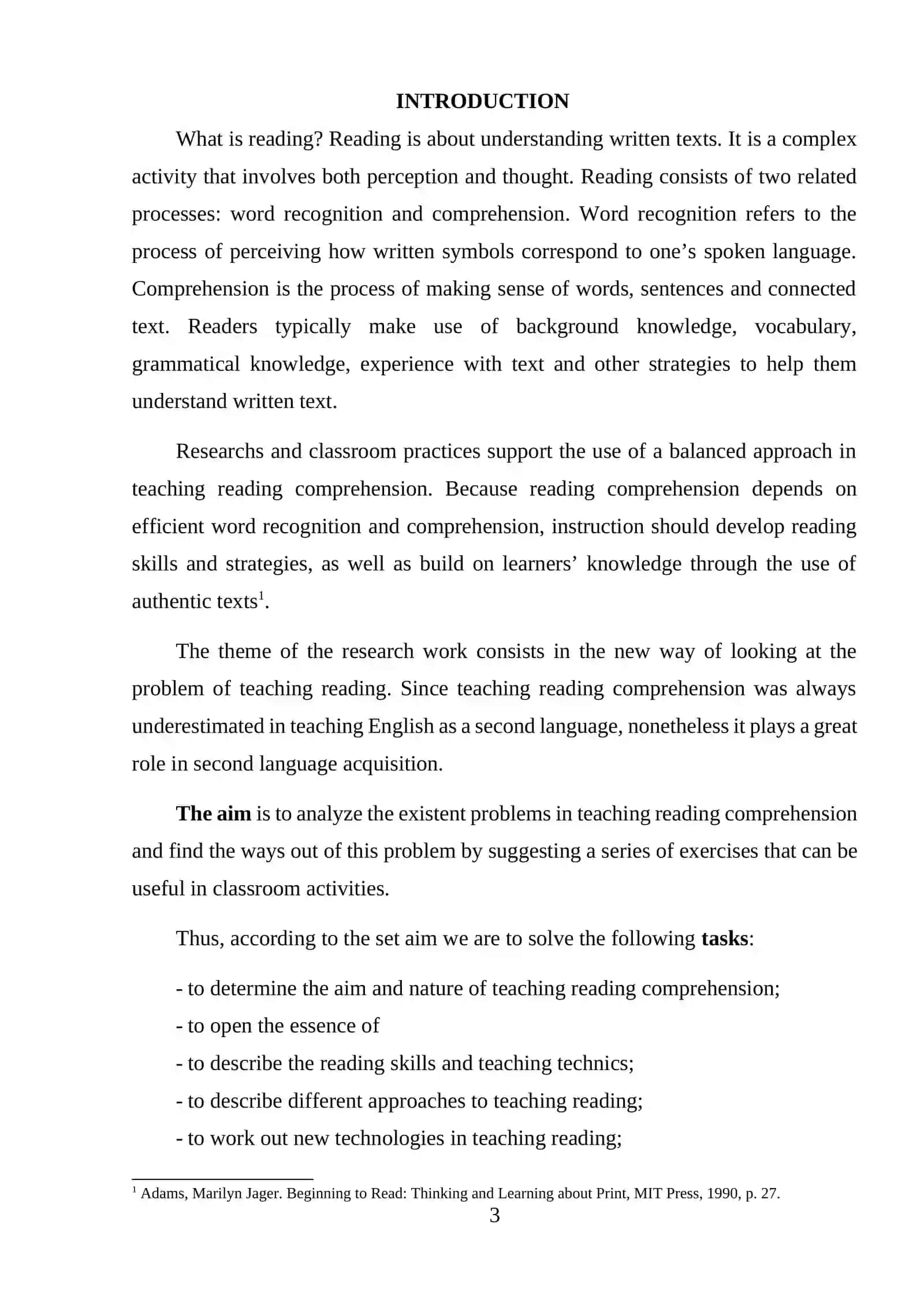 TEACHING READING AND UNDERSTANDING TECHNICAL TEXTS 3