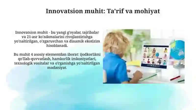 O'quvchilarning ijtimoiylashuvida innovatsion muhitning roli 3