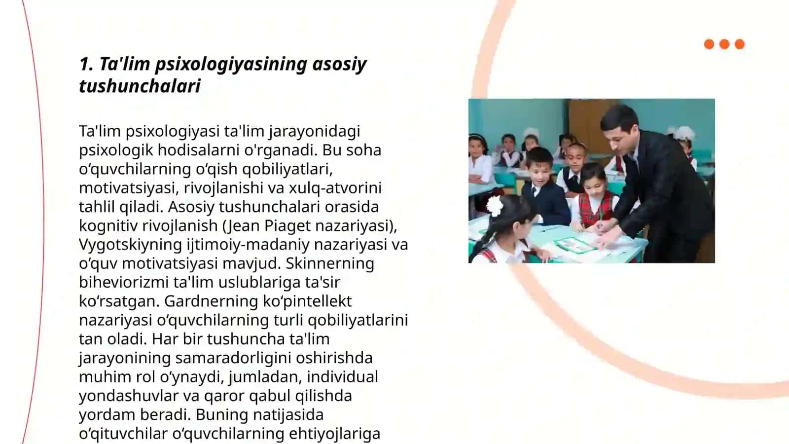 Ta'lim va tarbiya psixologiyasi 3
