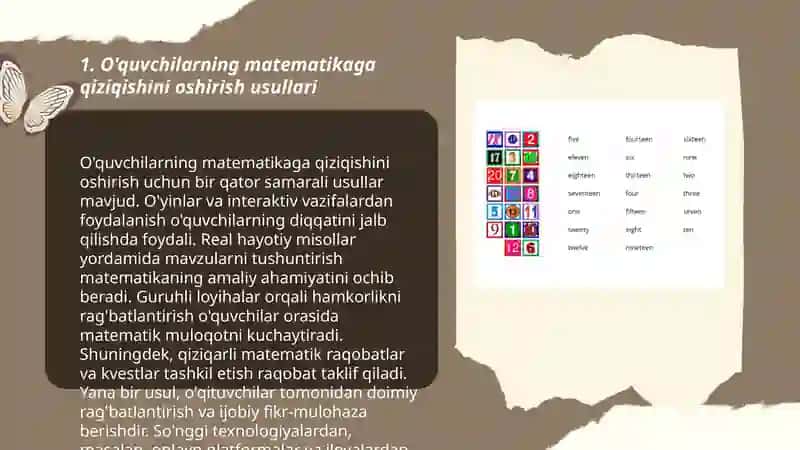 Matematikadan to'garak o'n minutliklar o'tkazish metodikasi 3