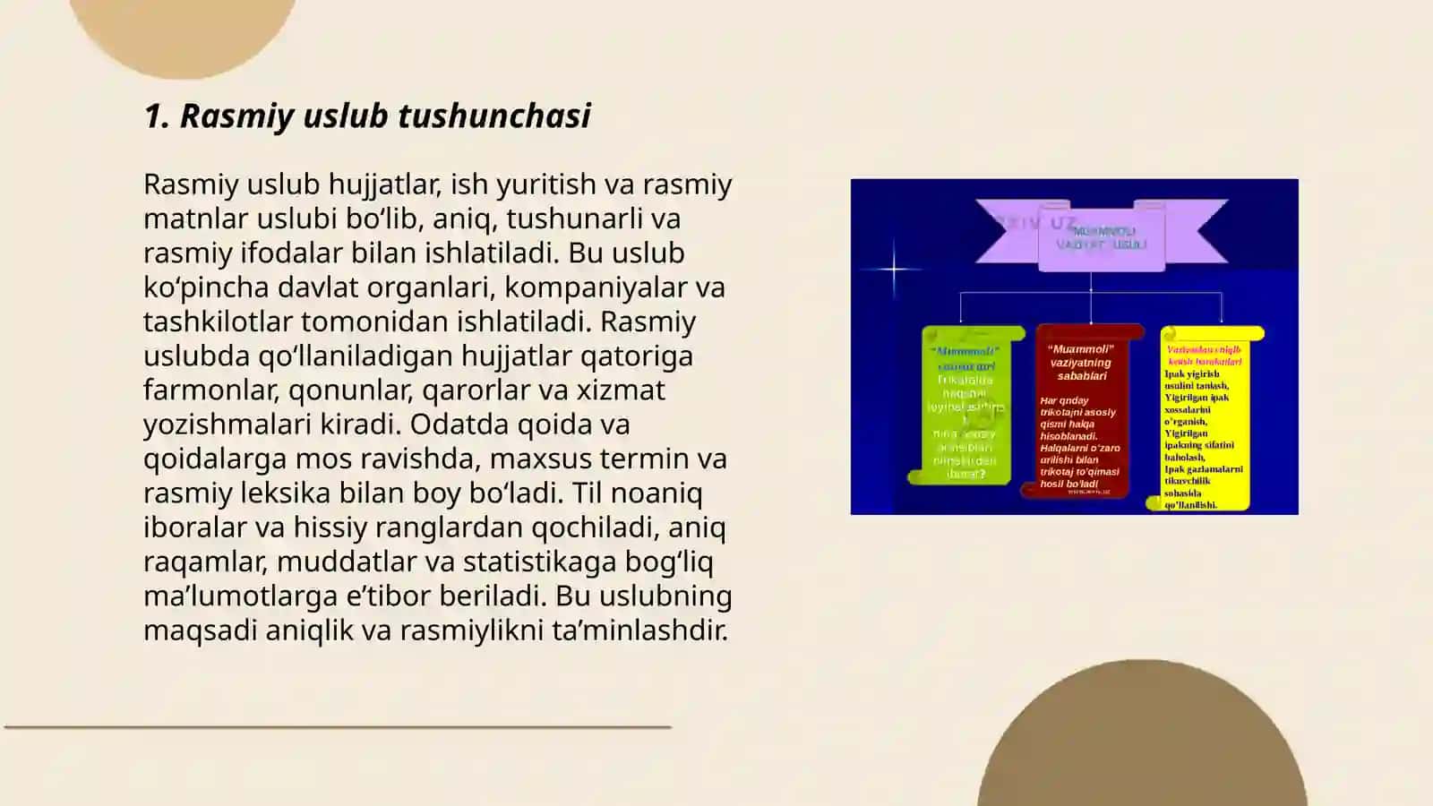 Rasmiy uslub va uning xususiyatlari 3