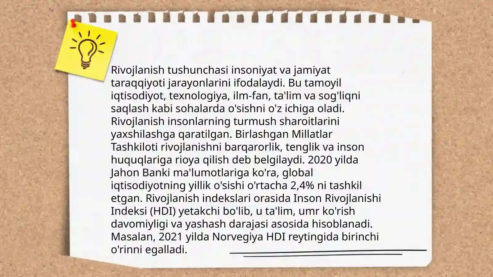 Rivojlanish falsafasi 3