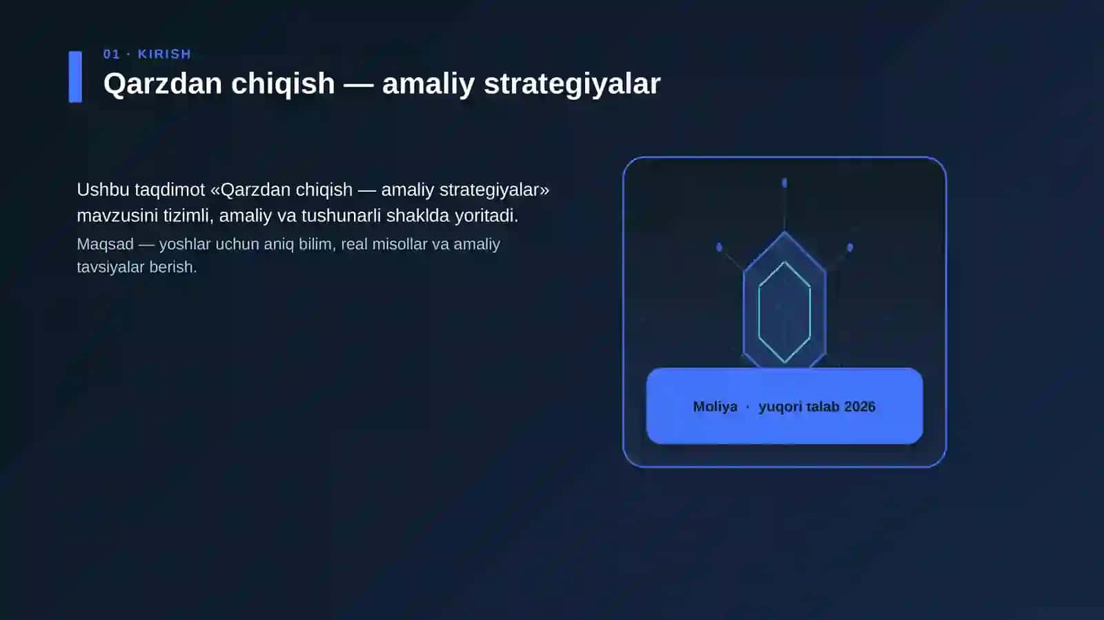Qarzdan chiqish — amaliy strategiyalar 3