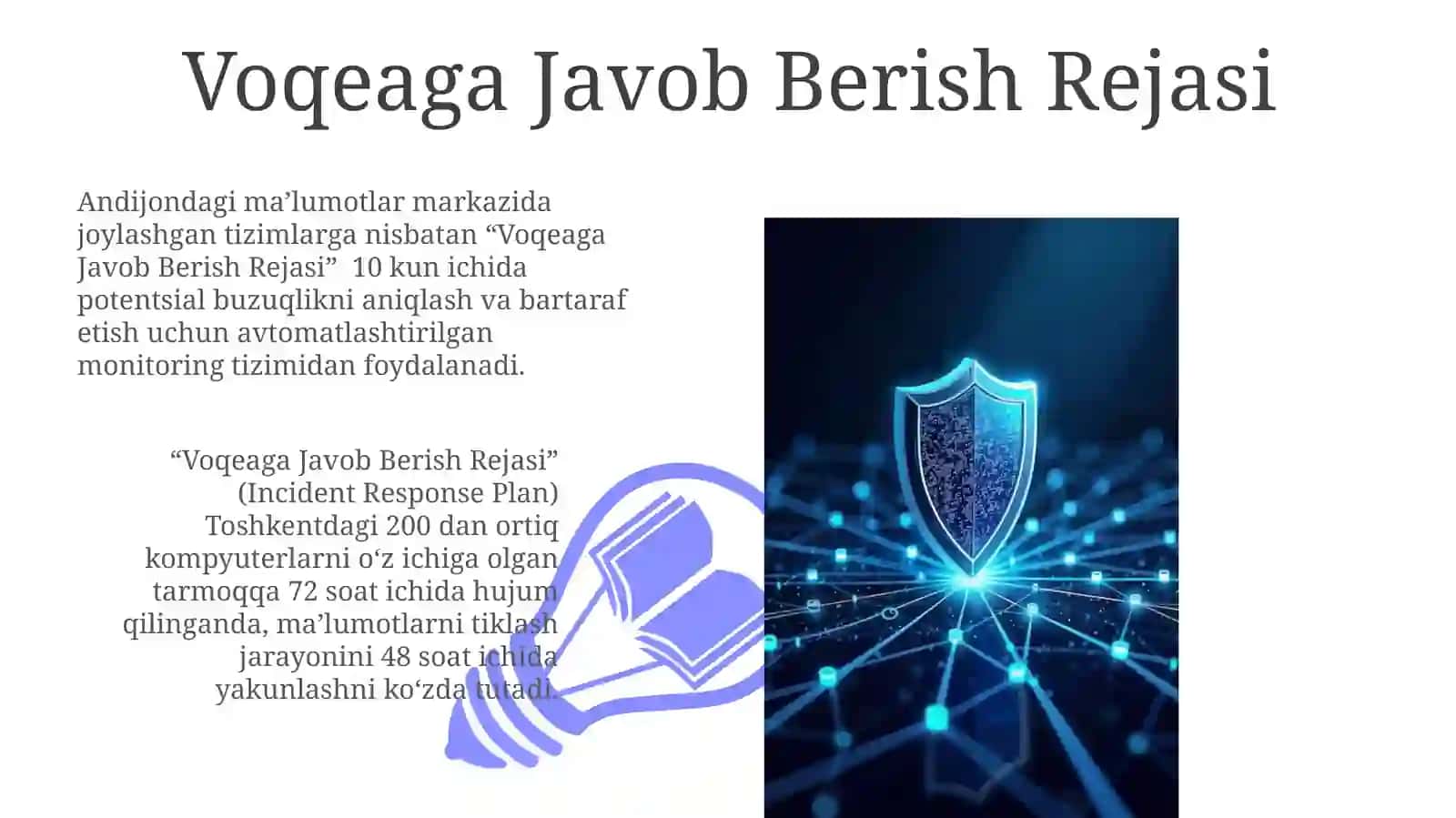 Voqeaga Javob Berish Rejasi 3