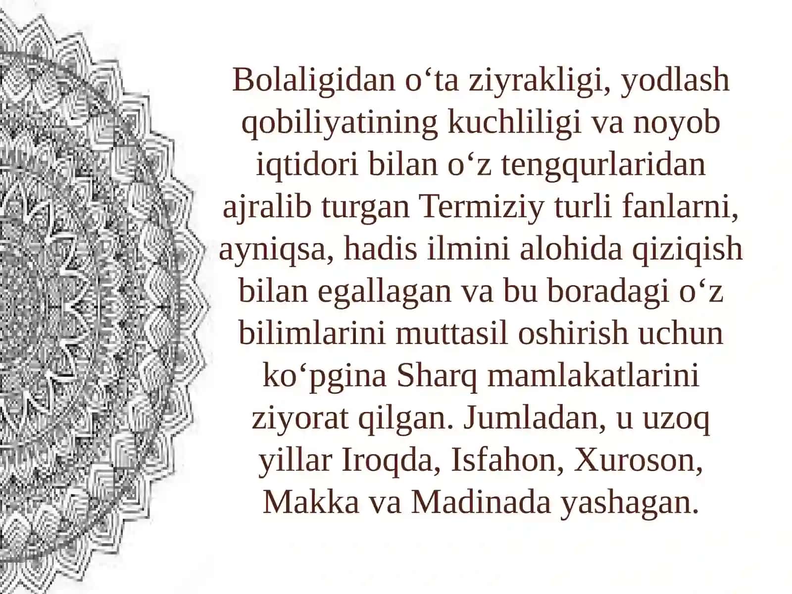 Abu Iso Muhammad Termiziy 3