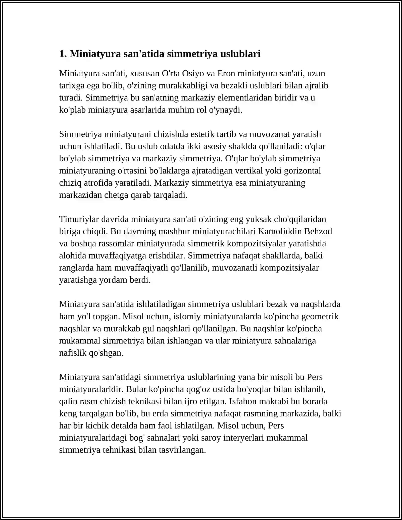 MINIATYURADA SIMMETRIYA VA ASSIMETRIYA AHAMIYATI 3