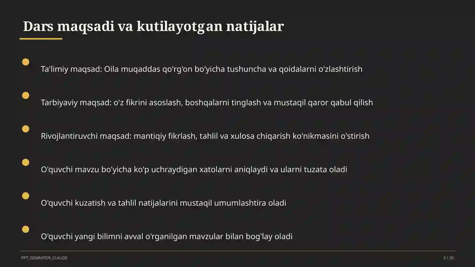 Oil muqaddas qo'rg'on (5-sinf) 3