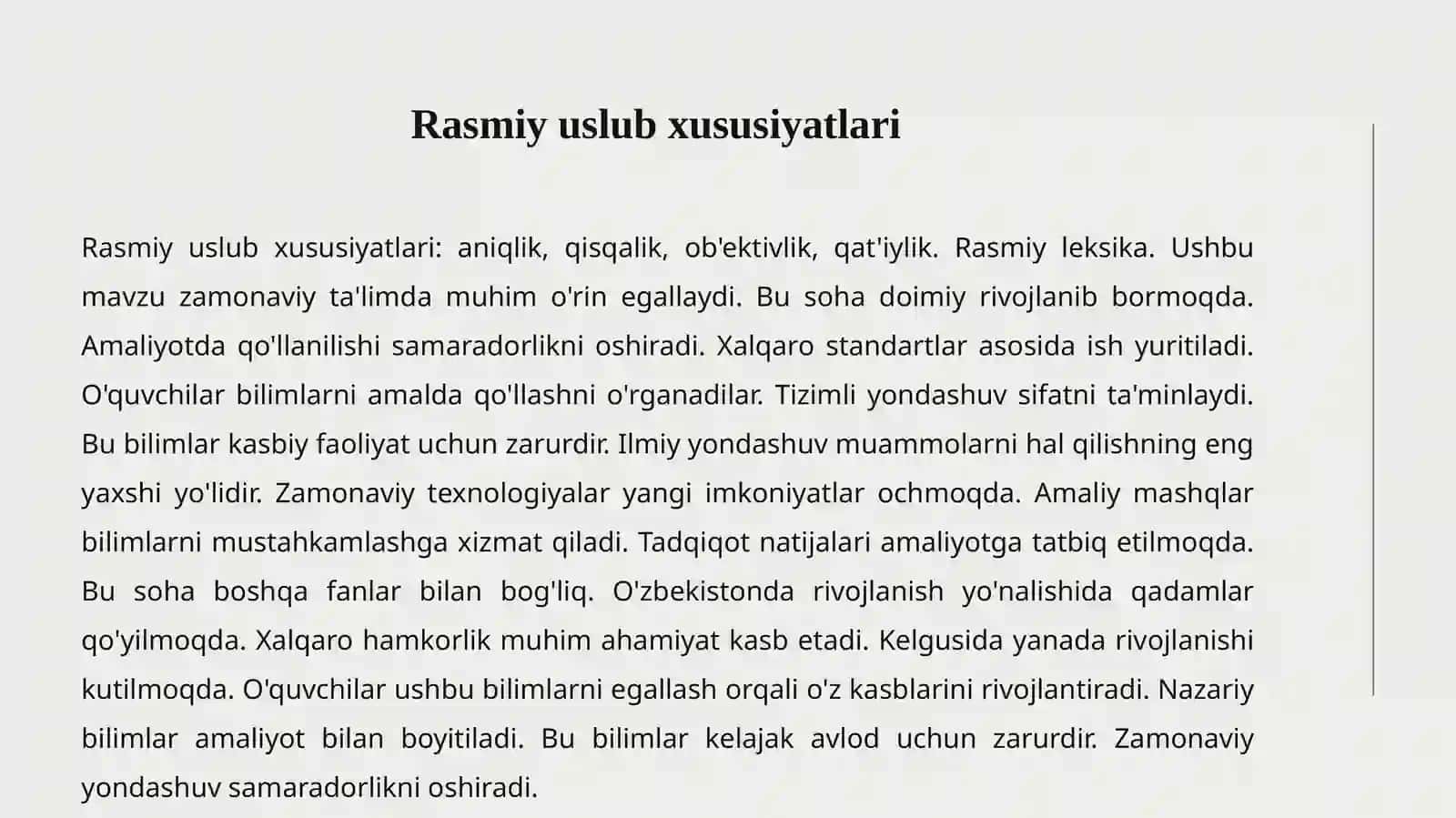 Rasmiy uslub 3
