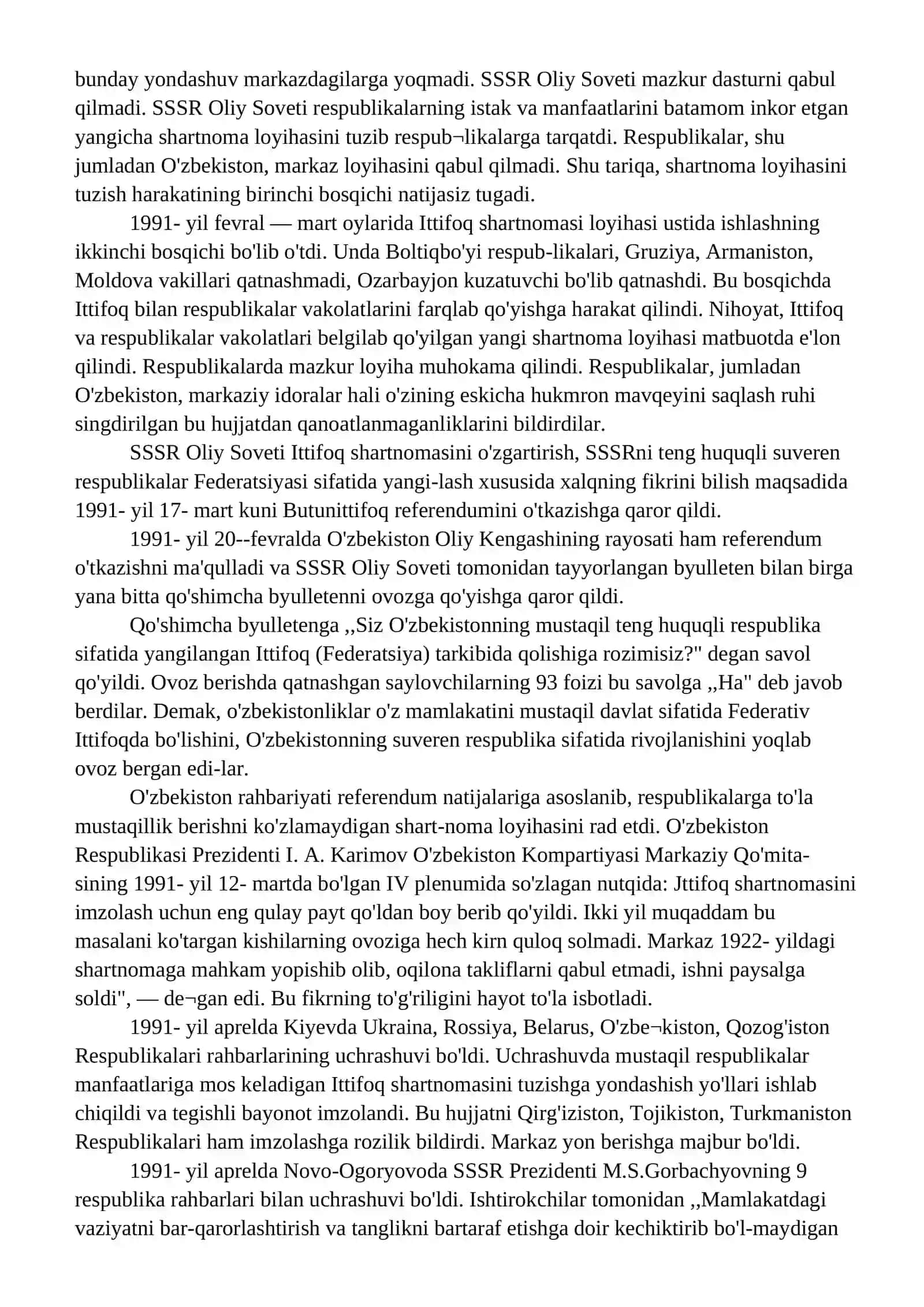 O'zbekiston Respublikasi Mustaqillik Deklaratsiyasi 3
