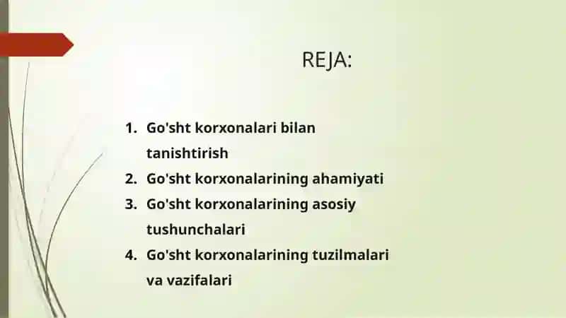 Go'sht korxonalari xaqida umumiy tushuncha 3