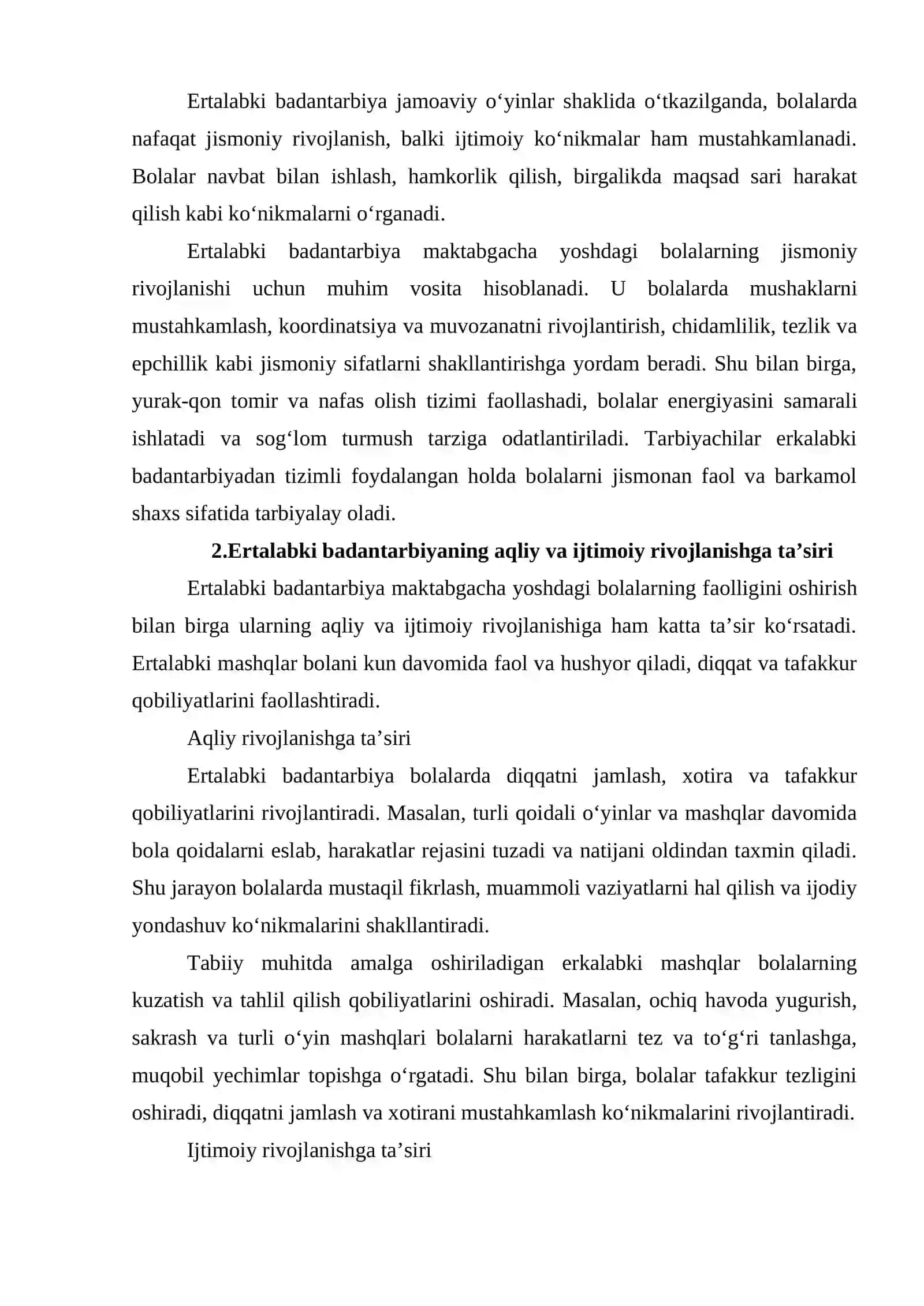 Ertalabki badantarbiya 3