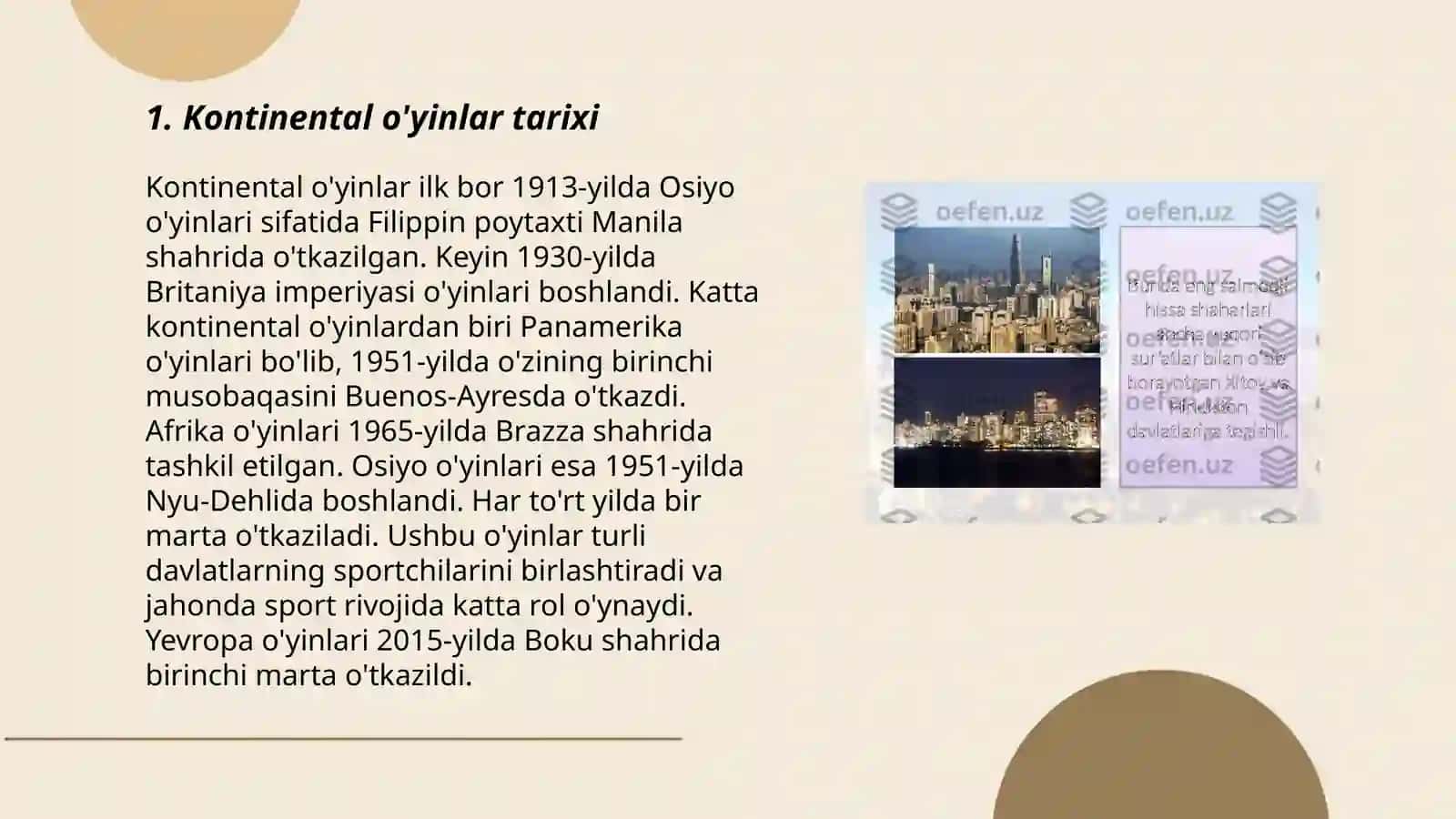 KONTINENTAL VA REGIONAL O'YINLAR 3