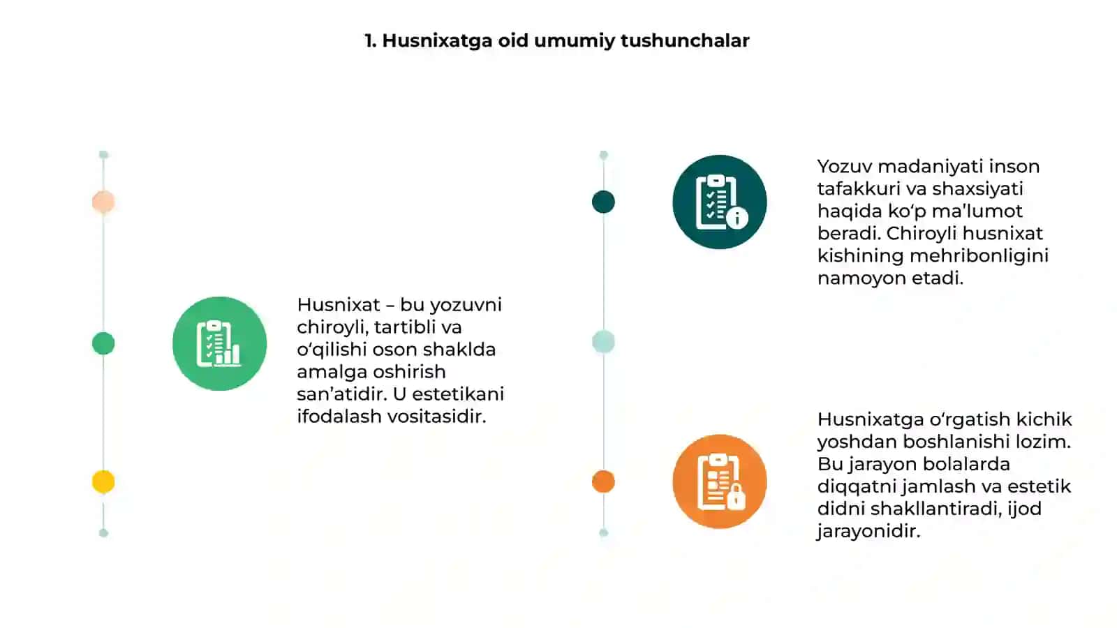 Husnixatga o'rgatishning grafik asoslari 3