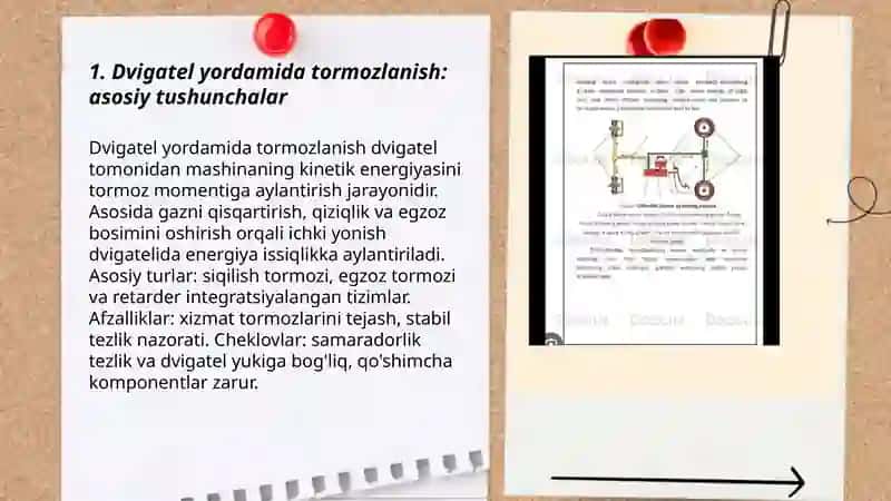 Dvigatel yordamida tormozlanishning usullari 3
