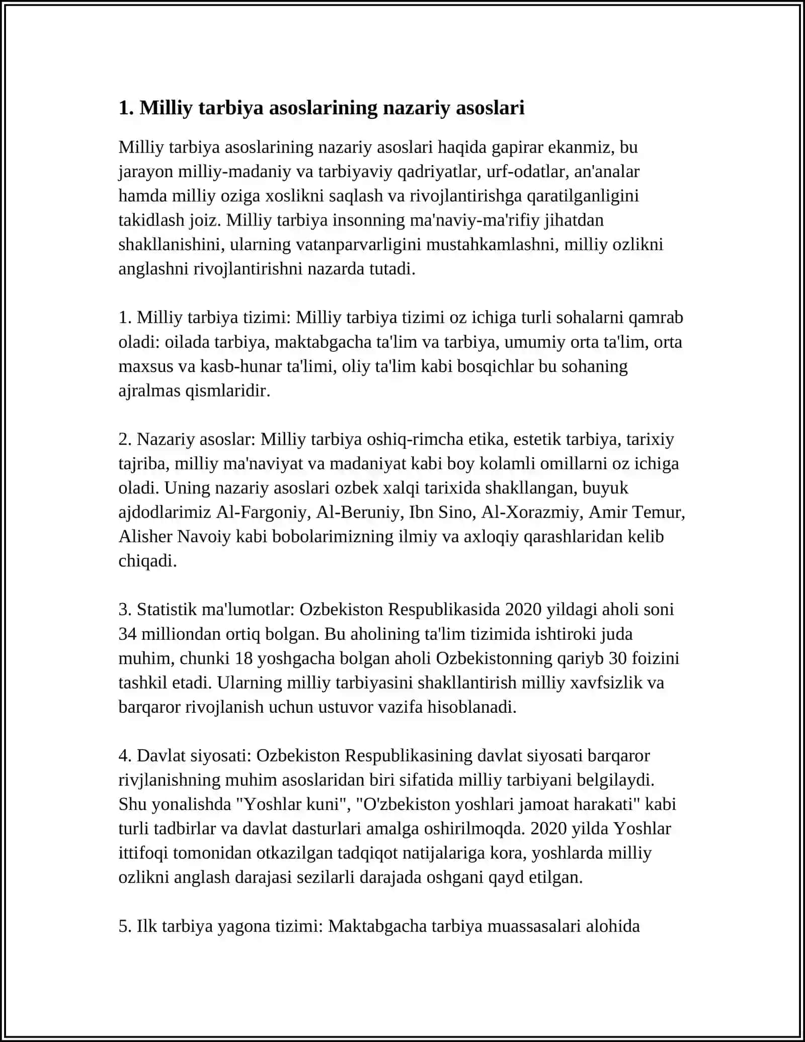MILLIY TARBIYA ASOSLARI FANINING PREDMETI FAN SIFATIDA TARAQQIYOT BOSQICHLARI 3