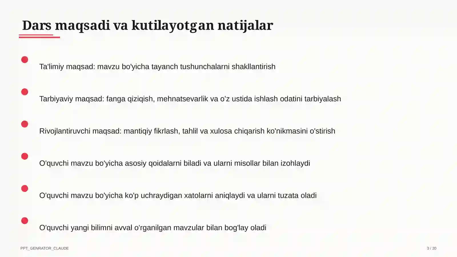Qurilish chizmalari: bino plani (9-sinf) 3