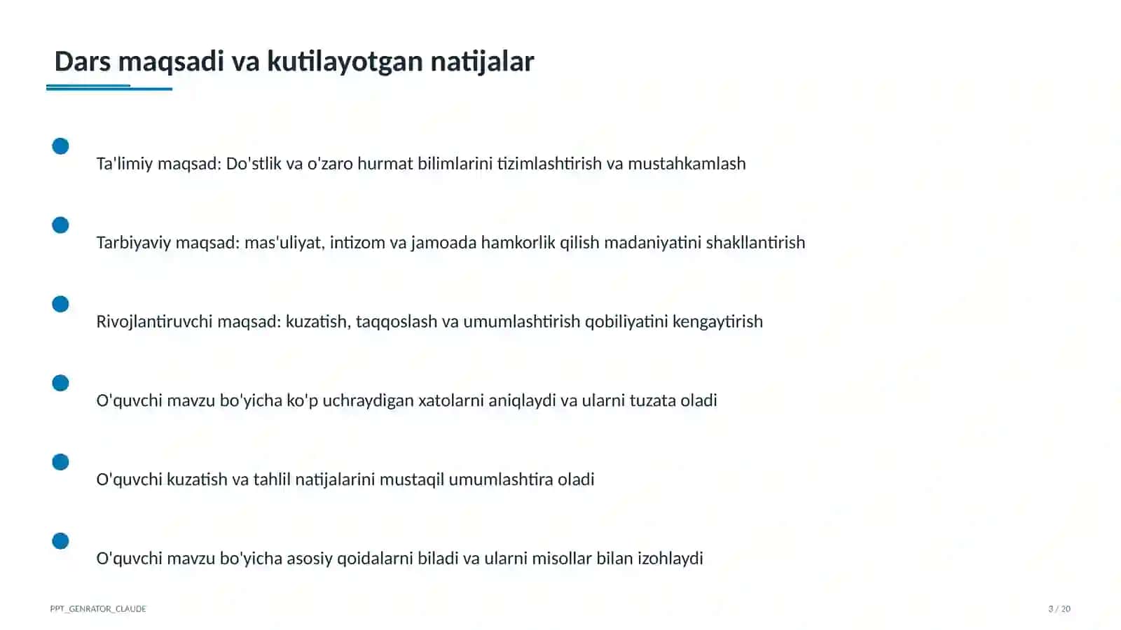 Sinf soati va tarbiyaviy tadbirlar 3