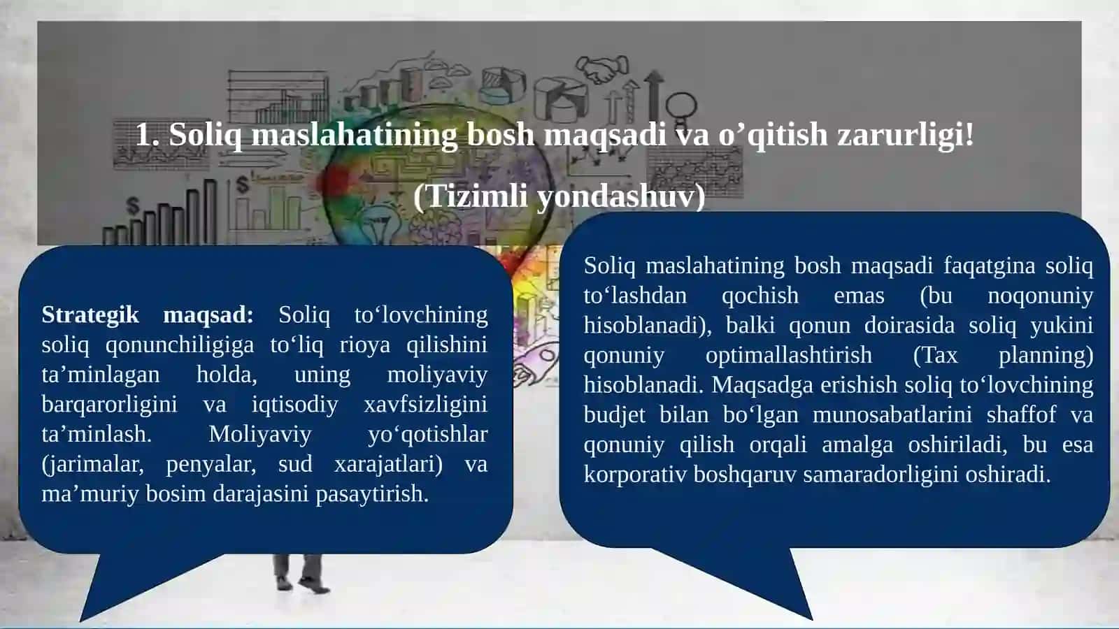 "Soliq maslahati" fanining predmeti va vazifalari 3