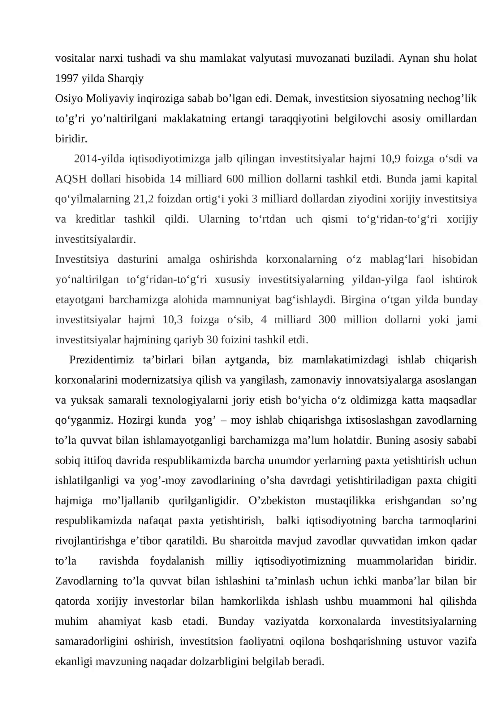 Kichik biznes va xususiy tadbirkorlikda investitsiyalashning iqtisodiy samaradorligi tahlili 3