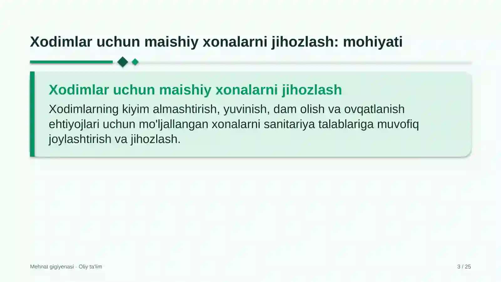 yuqori tezlikdagi temir yo'l qatnovida xodimlar uchun maishiy xonalarni jihozlash 1609 3