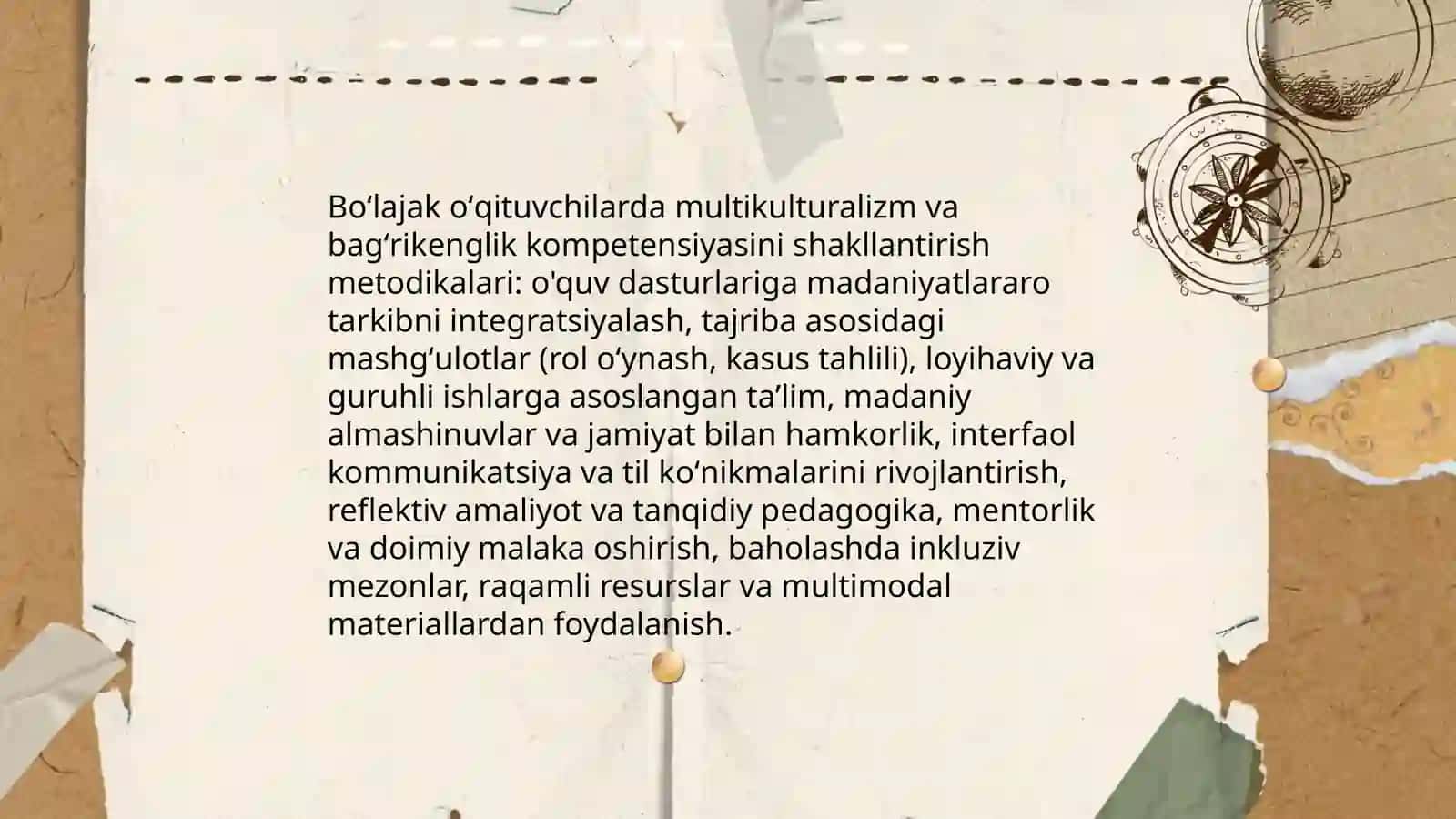 Boʻlajak oʻqituvchilarda multikulturalizm va bagʻrikenglikni shakllantirish 3