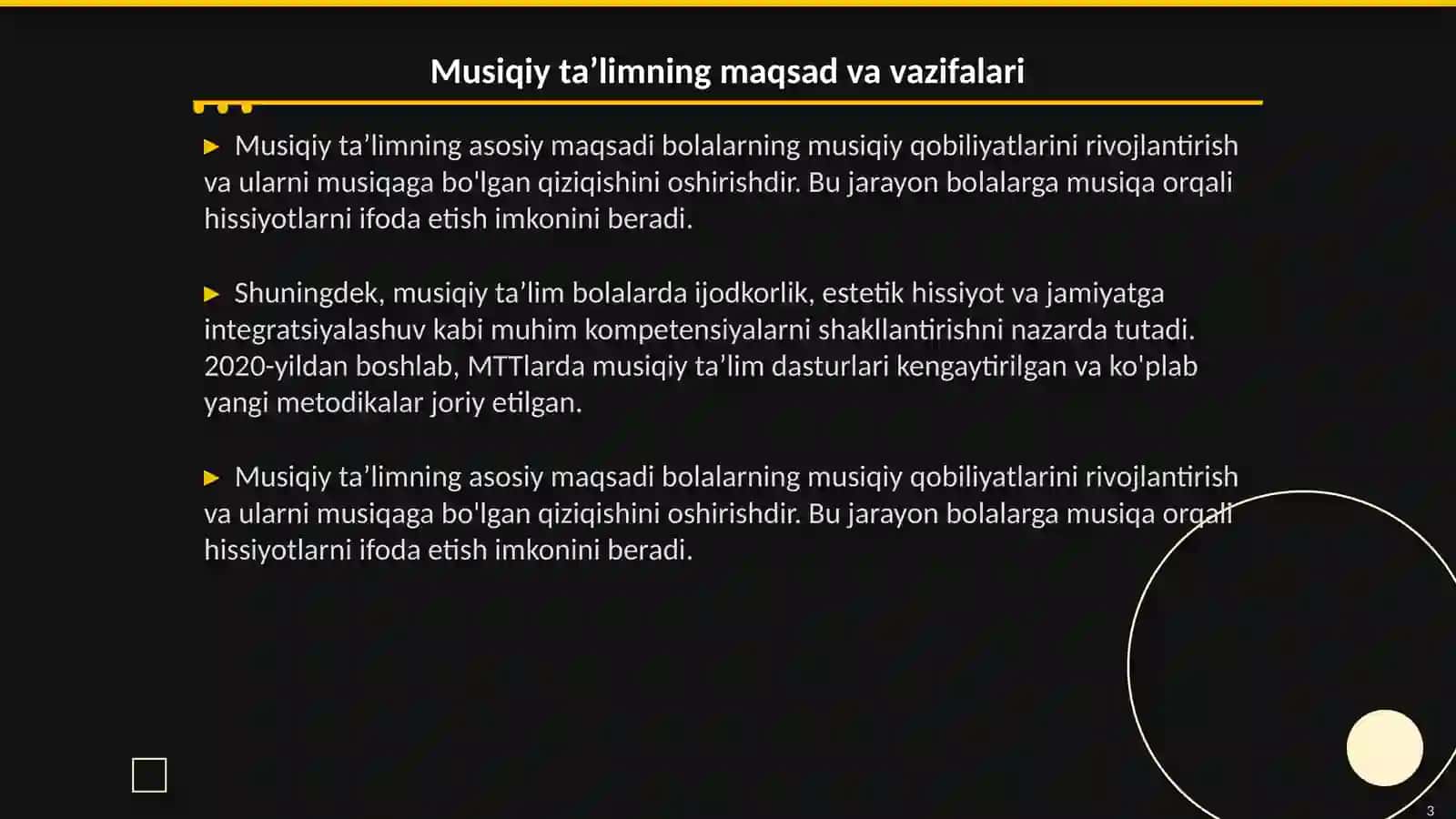 MTTda bolalarga musiqiy taʼlim berish boʻyicha tarbiyachining faoliyati 3