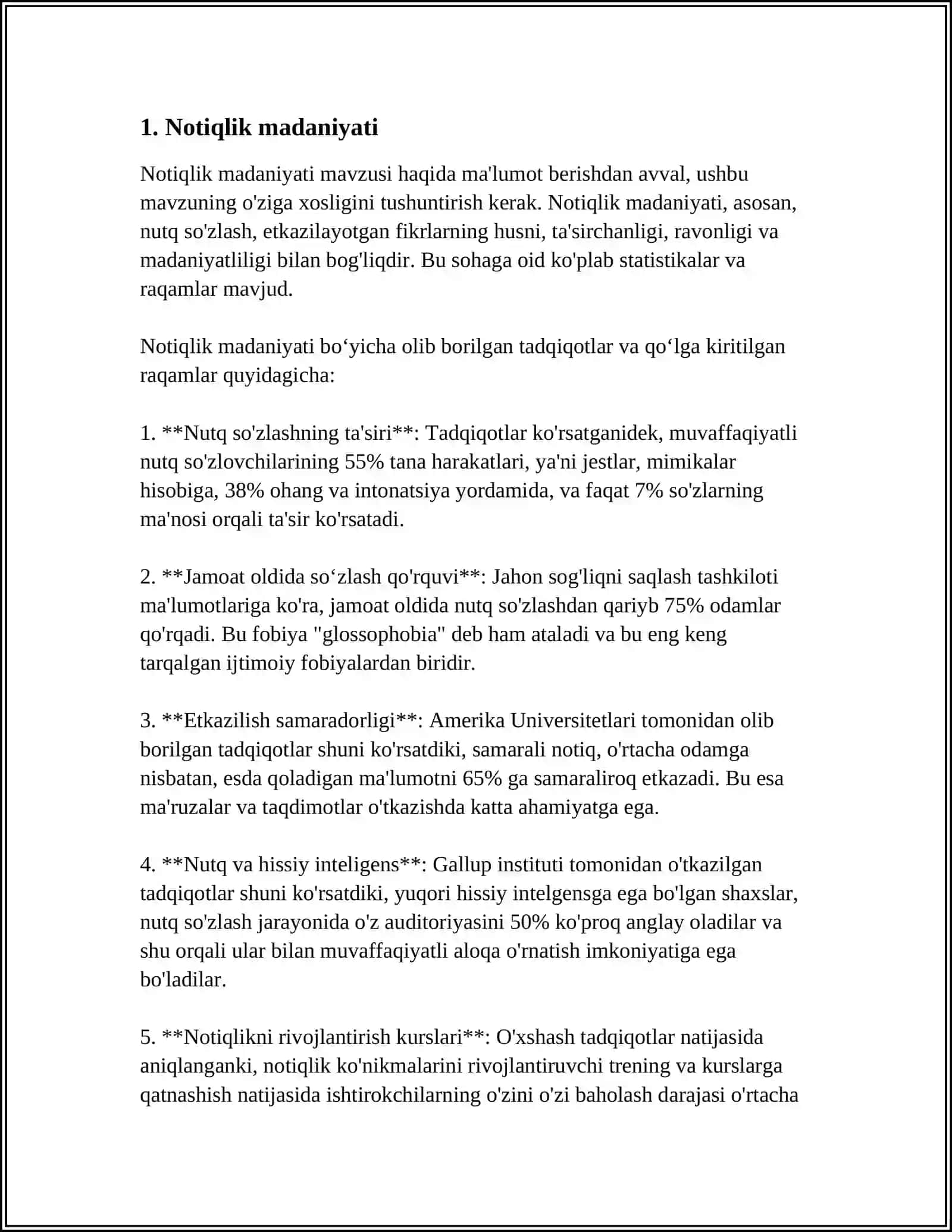 NUTQNING IXTISOSLASHUVI. MULOQOTNING TARKIBIY QISMLARI 3