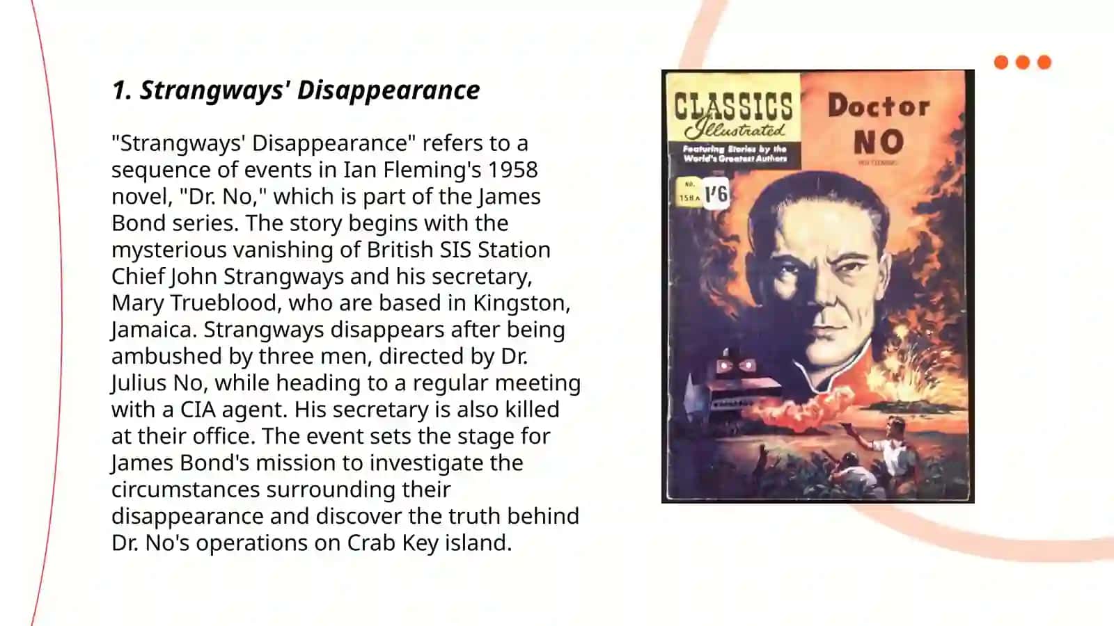 Ian Fleming "Doctor No" Chapters 1-8 3