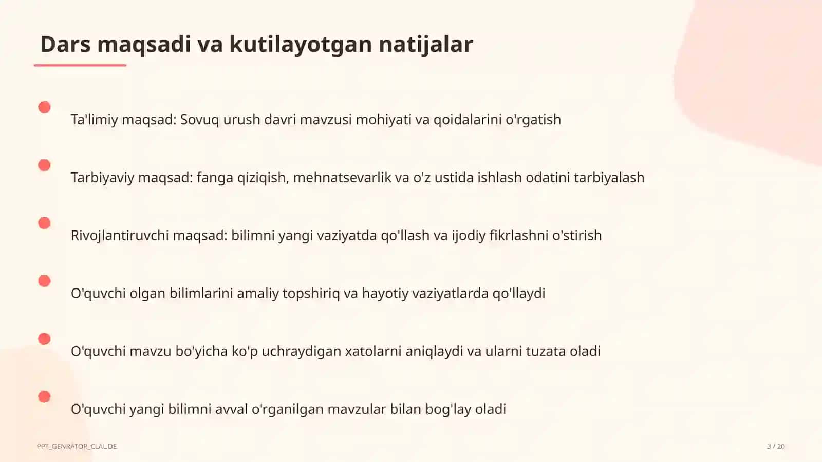 Sovuq urush davri (10-sinf) 3