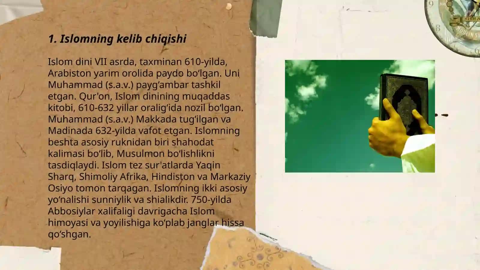 Islomning kelib chiqishi 3