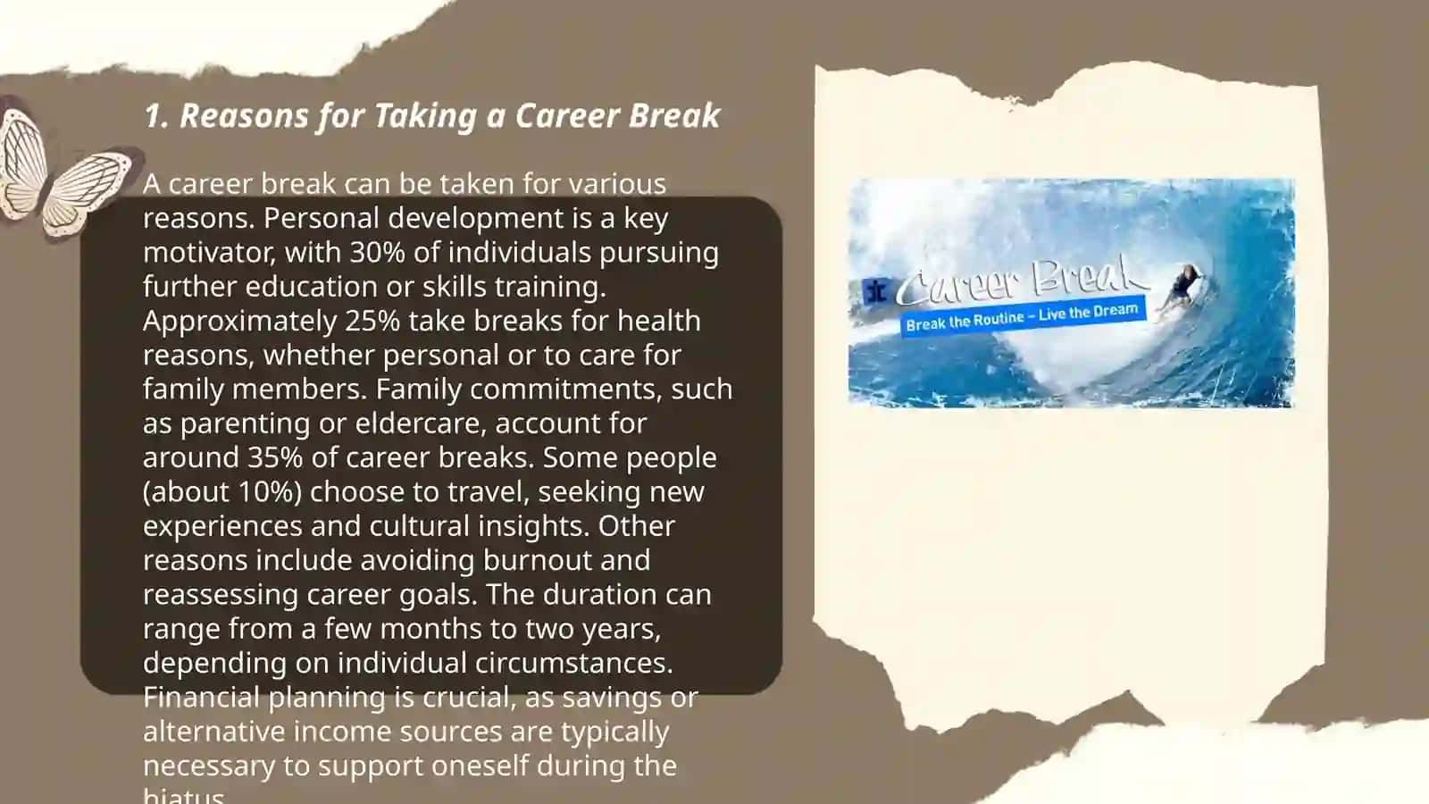 Career breaks 3