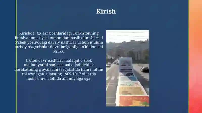 Eski o'zbek yozuvidagi davriy matbuot materiallari mustamlaka davri 3