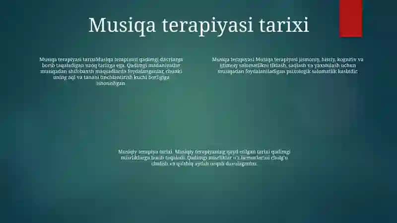 Musiqali Terapiya 3